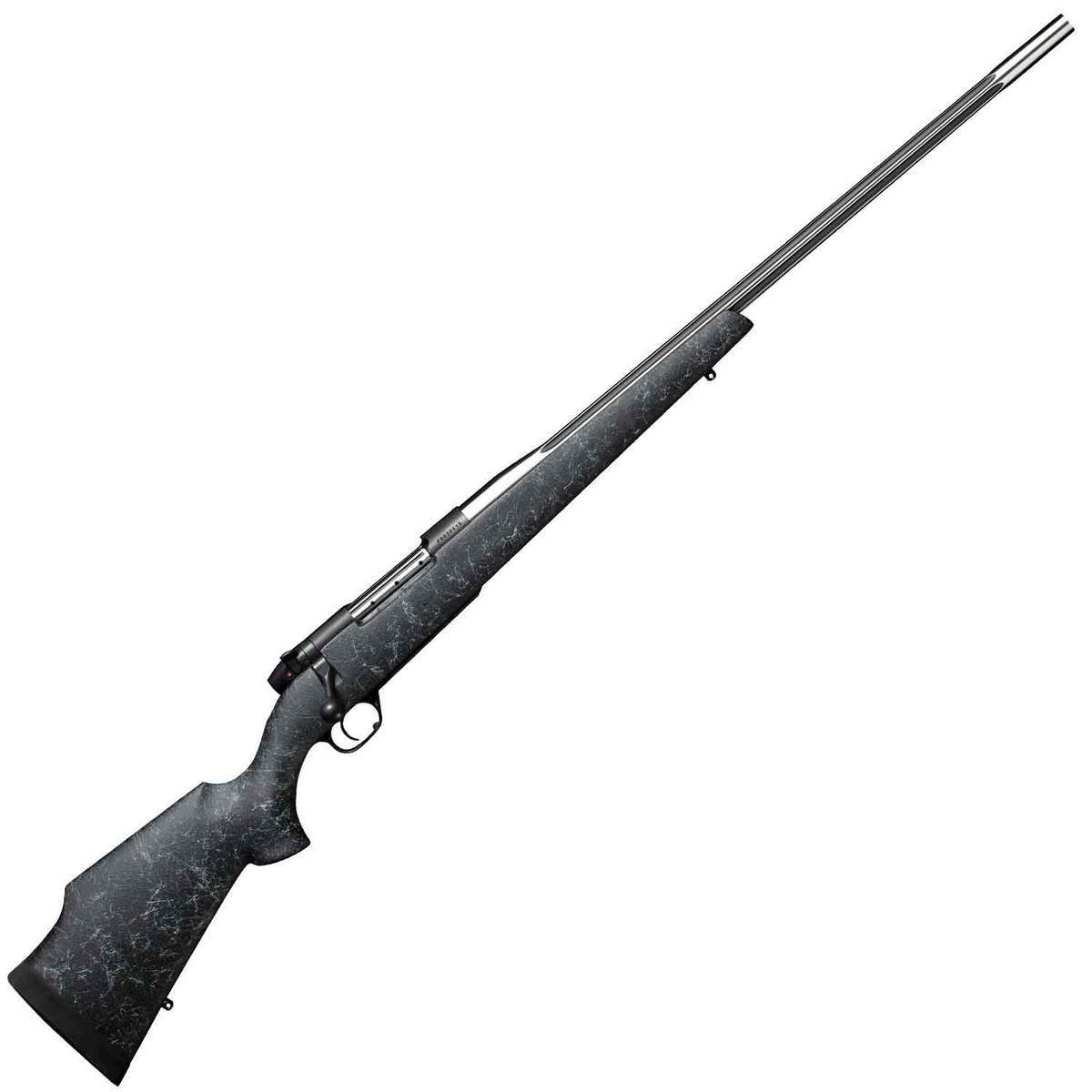 Weatherby Mark V Accumark 6.5-300 Weatherby Magnum Satin Stainless Bolt Action Rifle - 26in Weatherby Mark V Accumark 6.5-300 Weatherby Magnum Satin Stainless Bolt Action Rifle - 26in