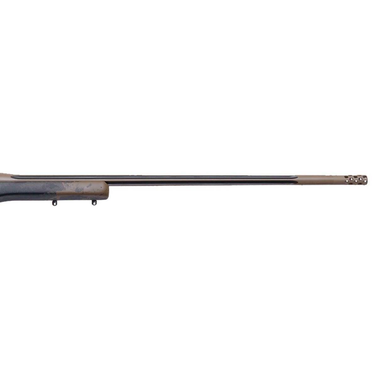 Weatherby Mark V Accumark Elite Coyote Tan Bolt Action Rifle - 300 Weatherby Magnum - Carbon Fiber w / Brown Sponge Patterns Weatherby Mark V Accumark Elite Coyote Tan Bolt Action Rifle - 300 Weatherby Magnum - Carbon Fiber w / Brown Sponge Patterns