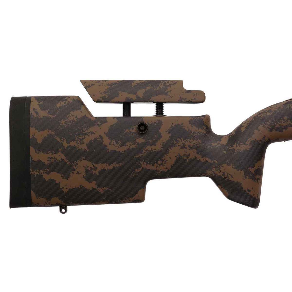 Weatherby Mark V Accumark Elite Coyote Tan Elite Cerakote Left Hand Bolt Action Rifle - 257 Weatherby Magnum - 26in - Carbon Fiber w / Brown Sponge Patterns Weatherby Mark V Accumark Elite Coyote Tan Elite Cerakote Left Hand Bolt Action Rifle - 257 Weatherby Magnum - 26in - Carbon Fiber w / Brown Sponge Patterns