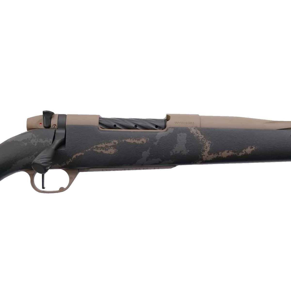 Weatherby Mark V Accumark Limited Graphite Black Bolt Action Rifle - 257 Weatherby Magnum - Black with Flat Dark Earth Sponge Weatherby Mark V Accumark Limited Graphite Black Bolt Action Rifle - 257 Weatherby Magnum - Black with Flat Dark Earth Sponge