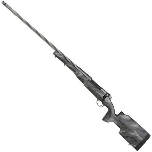 Weatherby Mark V Accumark Pro Tungsten Grey Left Hand Bolt Action Rifle - 257 Weatherby Magnum - 26in - Carbon Fiber with Grey Sponge Patterns image