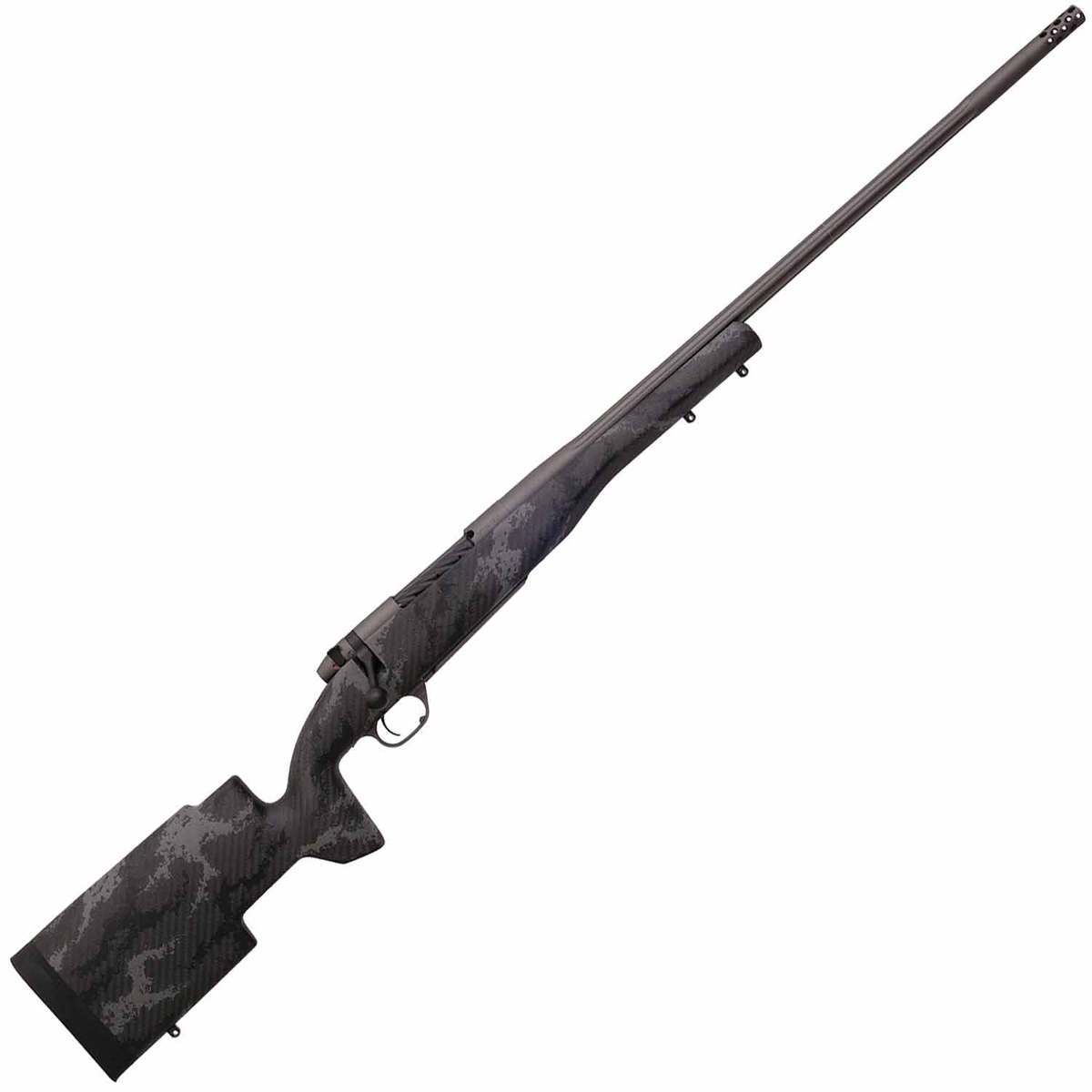 Weatherby Mark V Accumark Pro Tungsten Gray Bolt Action Rifle - 30-378 Weatherby Magnum - Carbon Fiber w / Gray Sponge Patterns Weatherby Mark V Accumark Pro Tungsten Gray Bolt Action Rifle - 30-378 Weatherby Magnum - Carbon Fiber w / Gray Sponge Patterns