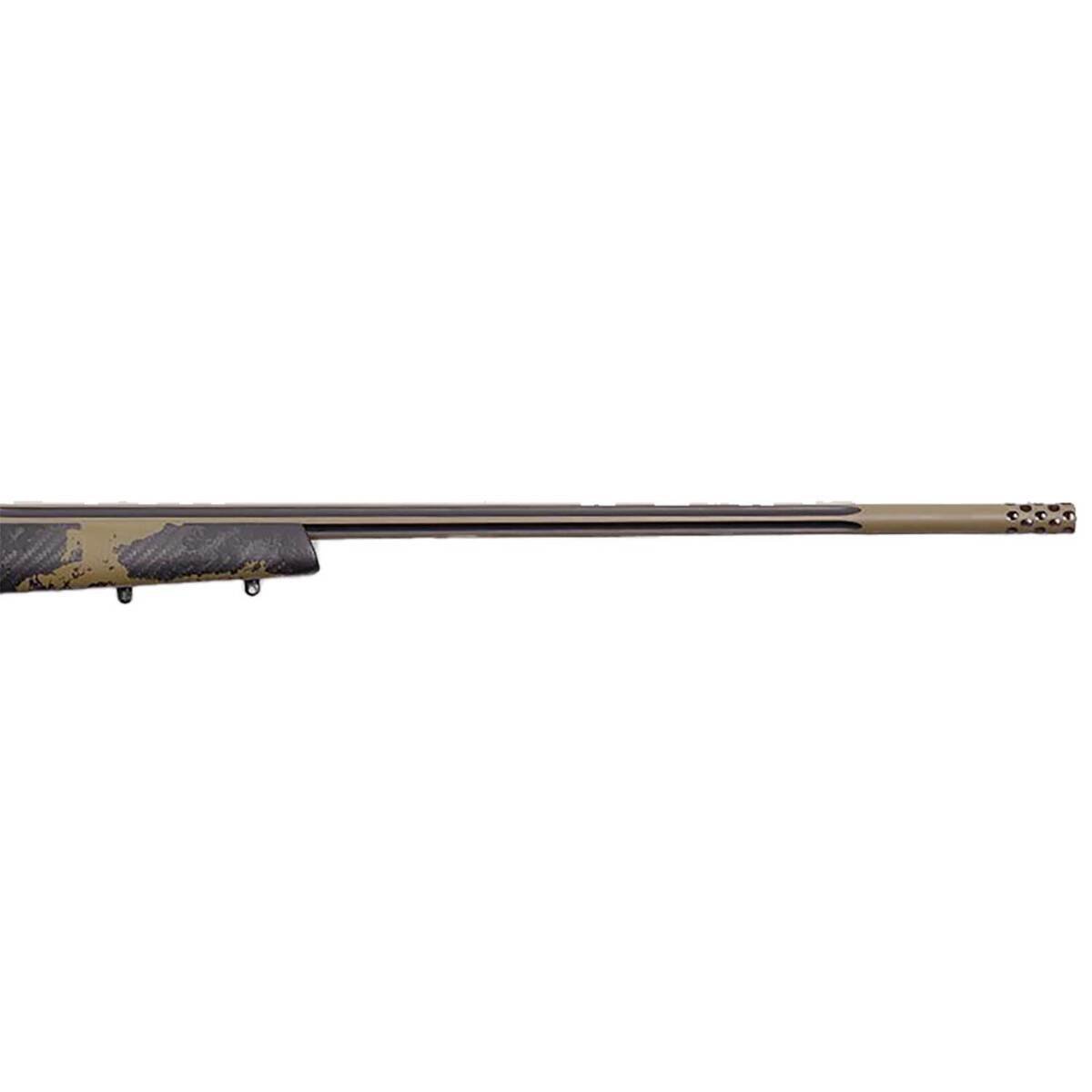 Weatherby Mark V Apex Coyote Tan Cerakote Bolt Action Rifle - 338-378 Weatherby Magnum - 26in - Camo Weatherby Mark V Apex Coyote Tan Cerakote Bolt Action Rifle - 338-378 Weatherby Magnum - 26in - Camo