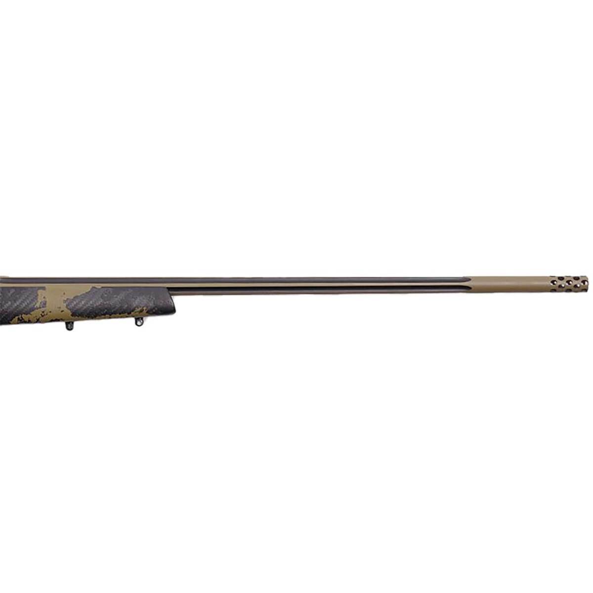 Weatherby Mark V Apex Coyote Tan Cerakote Bolt Action Rifle - 6.5 Creedmoor - 24in - Camo Weatherby Mark V Apex Coyote Tan Cerakote Bolt Action Rifle - 6.5 Creedmoor - 24in - Camo