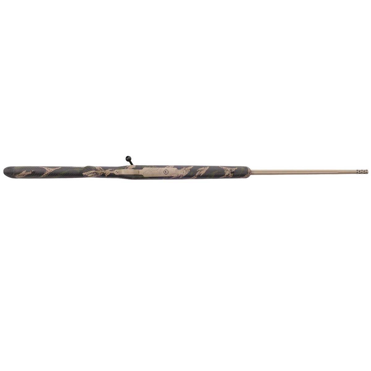 Weatherby Mark V Backcountry 2.0 Carbon Bolt Action Rifle – 257 Weatherby Magnum – 26in - Dark Green/Brown Sponge Camo Weatherby Mark V Backcountry 2.0 Carbon Bolt Action Rifle – 257 Weatherby Magnum – 26in - Dark Green/Brown Sponge Camo