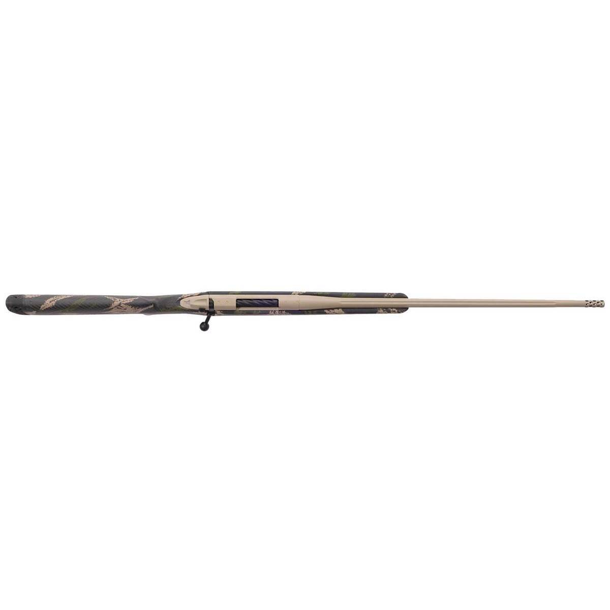 Weatherby Mark V Backcountry 2.0 Carbon Bolt Action Rifle – 257 Weatherby Magnum – 26in - Dark Green/Brown Sponge Camo Weatherby Mark V Backcountry 2.0 Carbon Bolt Action Rifle – 257 Weatherby Magnum – 26in - Dark Green/Brown Sponge Camo