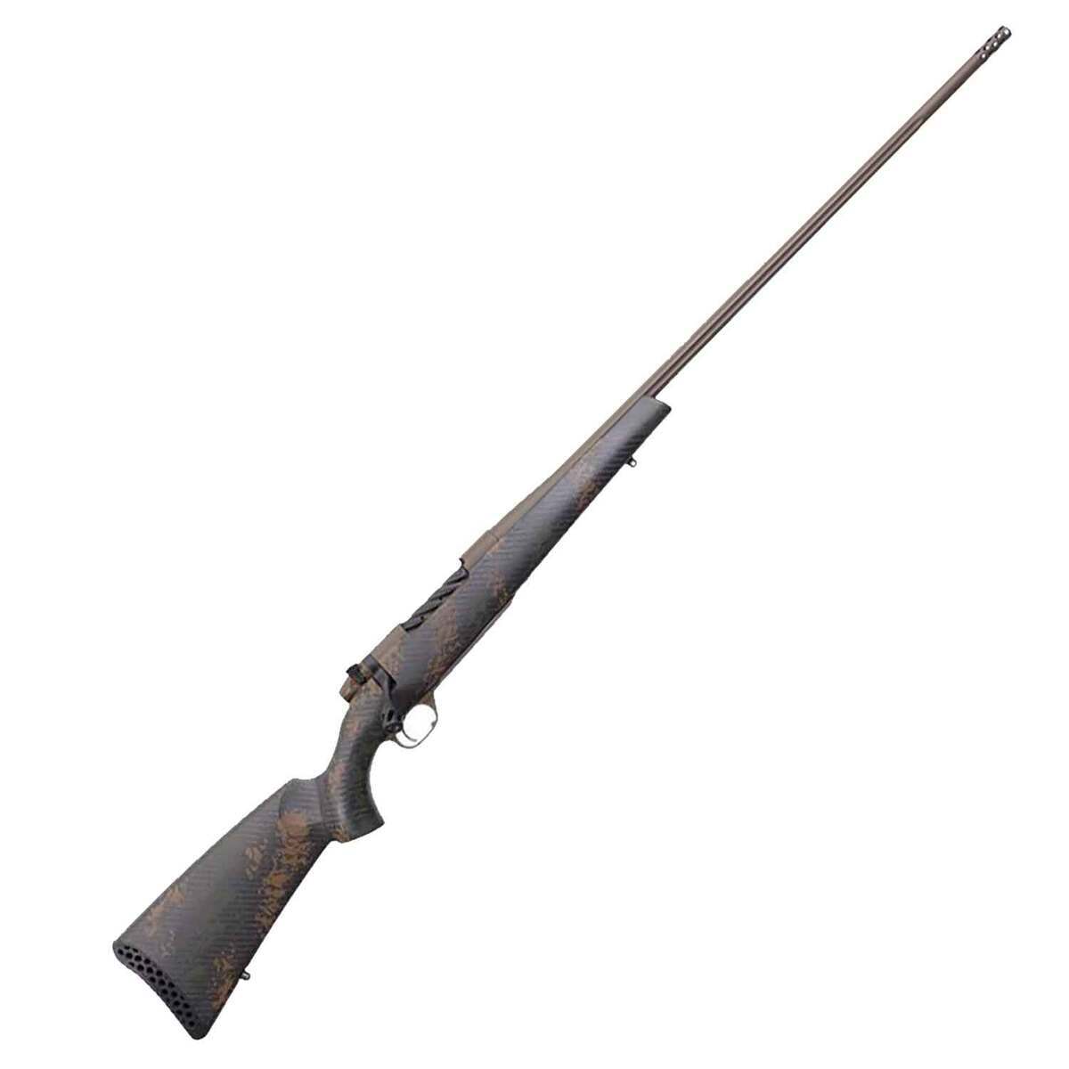Weatherby Mark V Backcountry 2.0 Patriot Brown Cerakote Bolt Action Rifle - 243 Winchester - 24in - Camo Weatherby Mark V Backcountry 2.0 Patriot Brown Cerakote Bolt Action Rifle - 243 Winchester - 24in - Camo