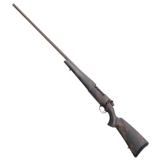 Weatherby Mark V Backcountry 2.0 Patriot Brown Left Hand Bolt Action Rifle - 6.5-300 Weatherby Magnum - 26in - Dark Green/Brown Sponge image