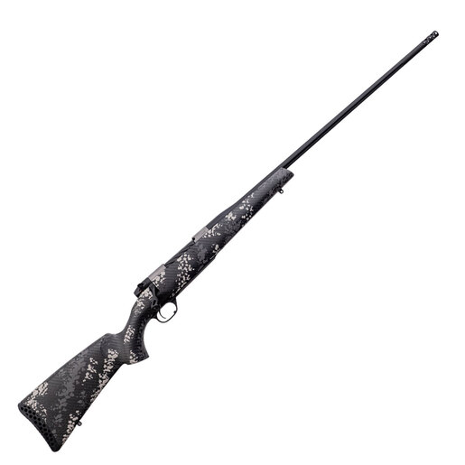 Weatherby Mark V Backcountry 2.0 Ti Bolt Action Rifle - 240 Weatherby - 24in - Grey/White Sponge Camo image