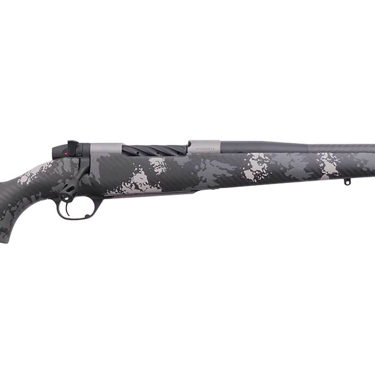 Weatherby Mark V Backcountry 2.0 TI Carbon Graphite Black Sponged Bolt Action Rifle - 257 Weatherby Magnum - 26in - Grey Weatherby Mark V Backcountry 2.0 TI Carbon Graphite Black Sponged Bolt Action Rifle - 257 Weatherby Magnum - 26in - Grey