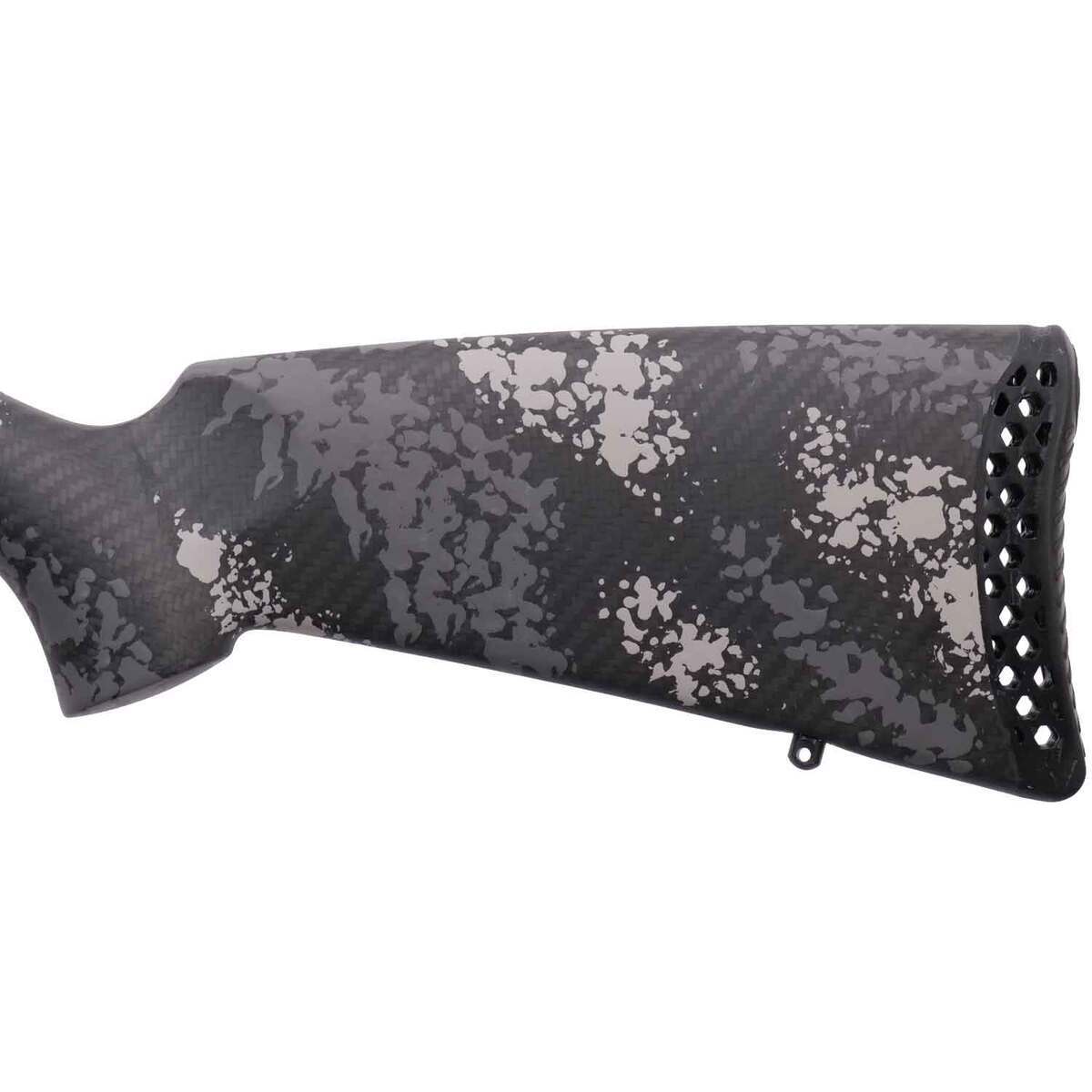 Weatherby Mark V Backcountry 2.0 Ti 6.5-300 Weatherby Magnum Graphite Black Left Hand Bolt Action Rifle - 26in - Grey/White Sponge Camo Weatherby Mark V Backcountry 2.0 Ti 6.5-300 Weatherby Magnum Graphite Black Left Hand Bolt Action Rifle - 26in - Grey/White Sponge Camo