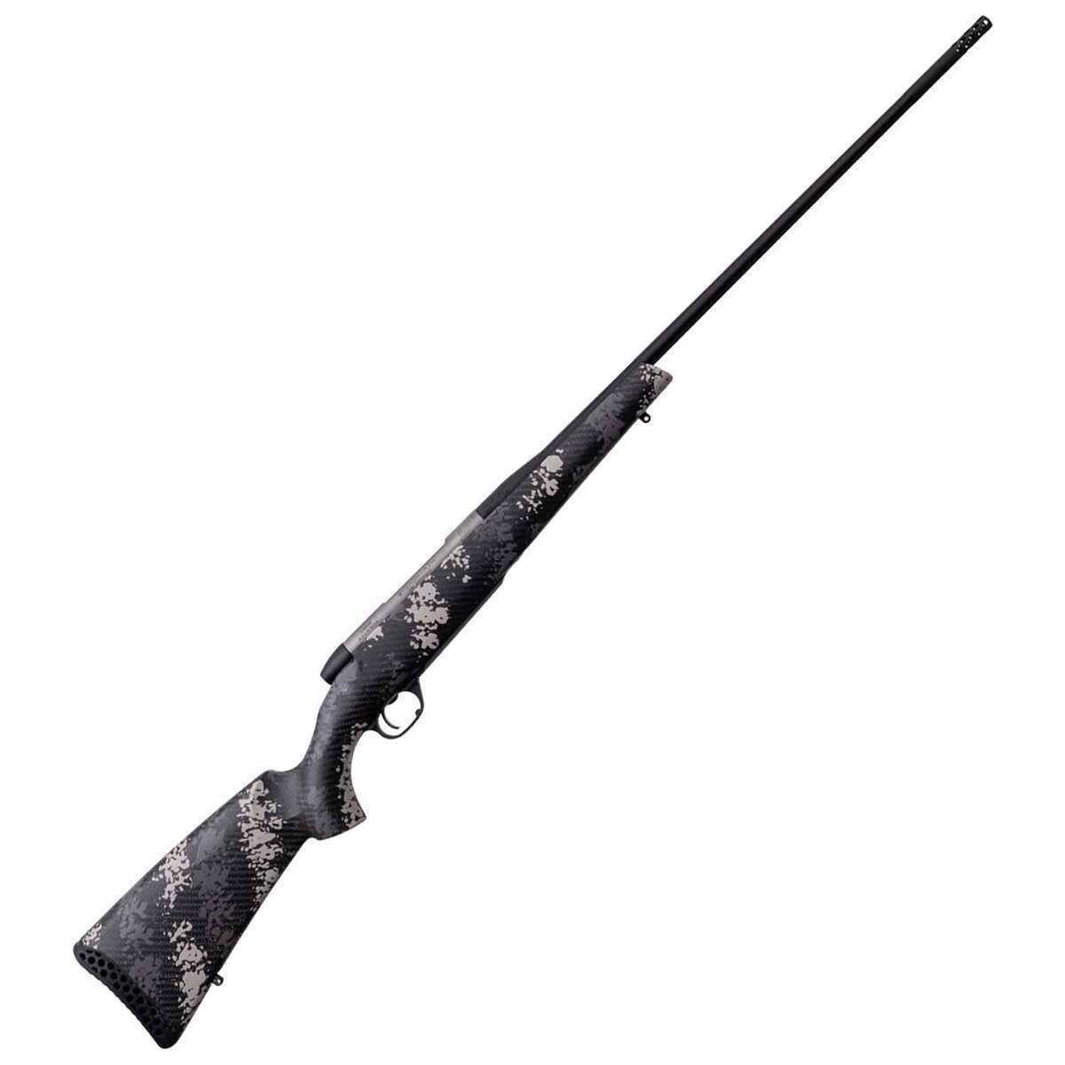 Weatherby Mark V Backcountry 2.0 Ti Stainless Steel Left Hand Bolt Action Rifle – 257 Weatherby Magnum – 26in - Grey/White Sponge Camo Weatherby Mark V Backcountry 2.0 Ti Stainless Steel Left Hand Bolt Action Rifle – 257 Weatherby Magnum – 26in - Grey/White Sponge Camo