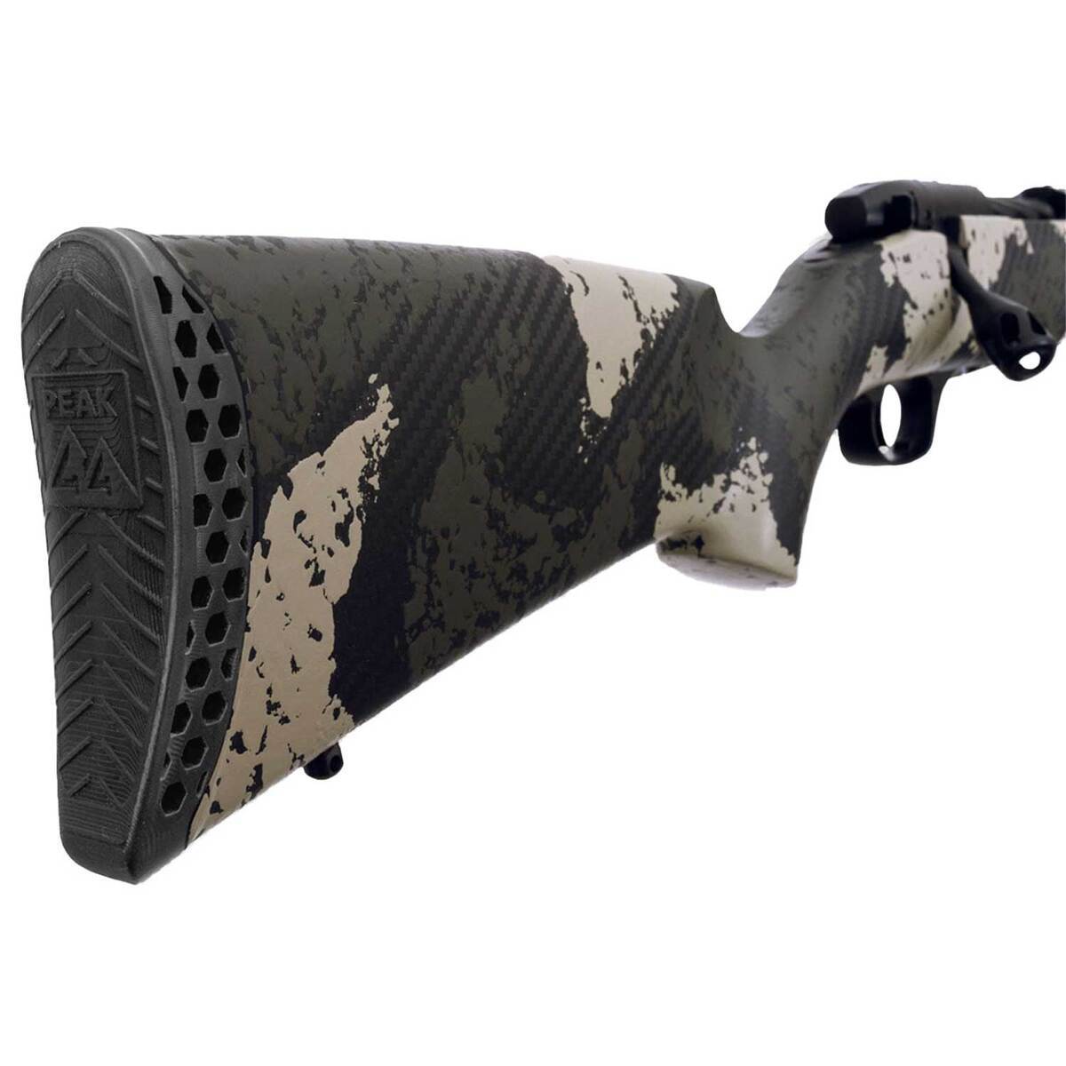 Weatherby Mark V Backcountry Guide 308 Winchester BSF Carbon/Graphite Black Cerakote/Backpack Camo Bolt Action Rifle - 22in - Camo Weatherby Mark V Backcountry Guide 308 Winchester BSF Carbon/Graphite Black Cerakote/Backpack Camo Bolt Action Rifle - 22in - Camo