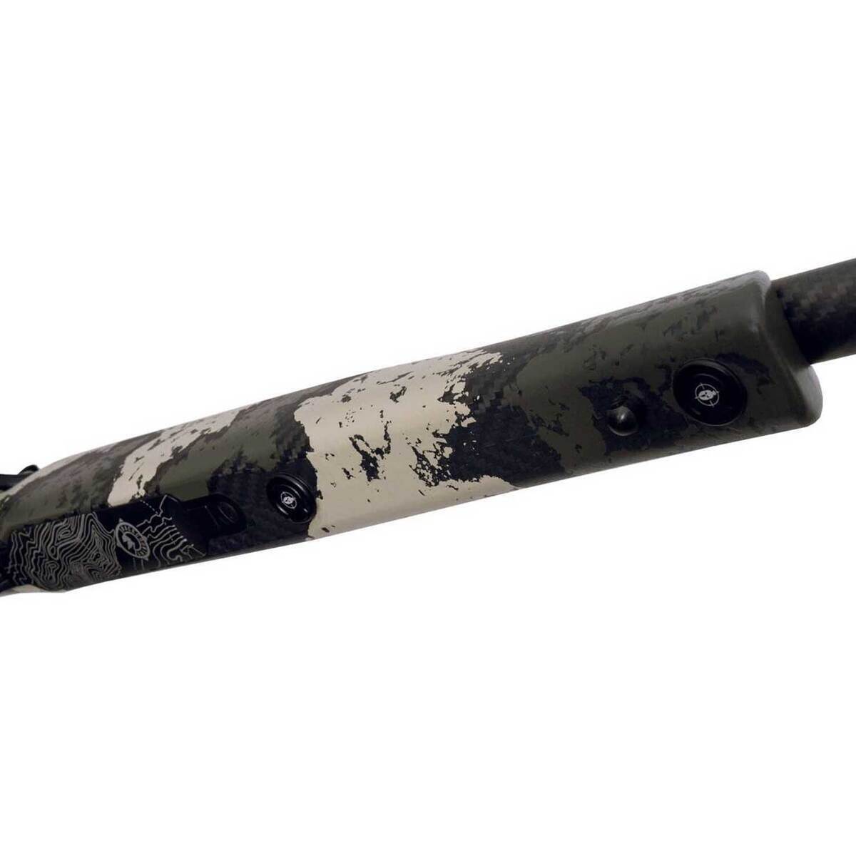 Weatherby Mark V Backcountry Guide 7mm PRC BSF Carbon/Graphite Black Cerakote/Backpack Camo Bolt Action Rifle - 22in - Camo Weatherby Mark V Backcountry Guide 7mm PRC BSF Carbon/Graphite Black Cerakote/Backpack Camo Bolt Action Rifle - 22in - Camo