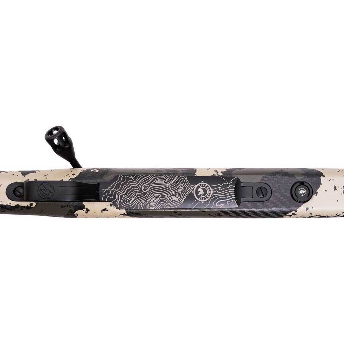 Weatherby Mark V Backcountry Guide 7mm PRC BSF Carbon/Graphite Black Cerakote/Backpack Camo Bolt Action Rifle - 22in - Camo Weatherby Mark V Backcountry Guide 7mm PRC BSF Carbon/Graphite Black Cerakote/Backpack Camo Bolt Action Rifle - 22in - Camo