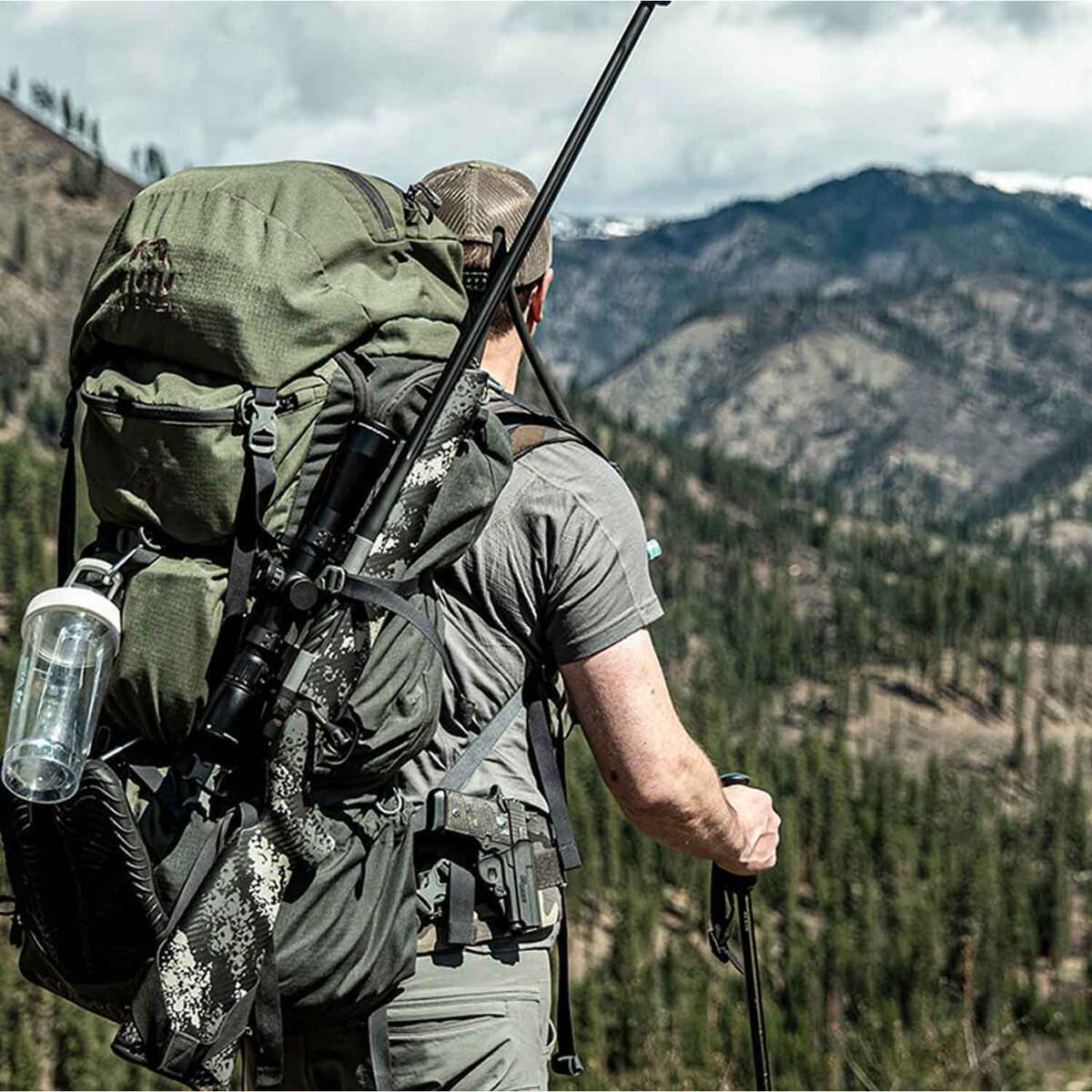 Weatherby Mark V Backcountry Ti 2.0 338 Weatherby RPM Graphite Black Cerakote Bolt Action Rifle - 20in - Camo Weatherby Mark V Backcountry Ti 2.0 338 Weatherby RPM Graphite Black Cerakote Bolt Action Rifle - 20in - Camo