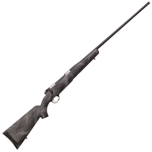 Weatherby Mark V Backcountry Ti Graphite Black Bolt Action Rifle - 6.5 Creedmoor - Carbon Fiber With Gray Sponge Patterns image