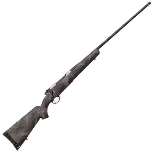 Weatherby Mark V Backcountry Ti 6.5 Creedmoor Graphite Black Bolt Action Rifle – 24in – Carbon Fiber With Gray Sponge Patterns