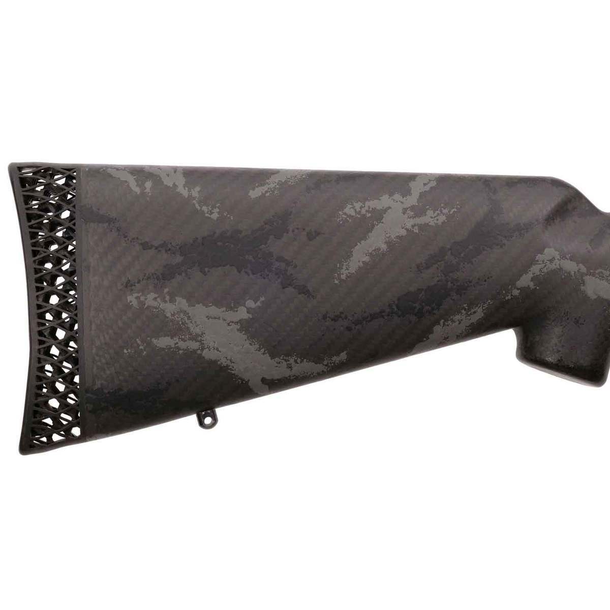 Weatherby Mark V Backcountry Ti Graphite Black Left Hand Bolt Action Rifle - 6.5-300 Weatherby Magnum - 24in - Carbon Fiber With Gray Sponge Patterns Weatherby Mark V Backcountry Ti Graphite Black Left Hand Bolt Action Rifle - 6.5-300 Weatherby Magnum - 24in - Carbon Fiber With Gray Sponge Patterns