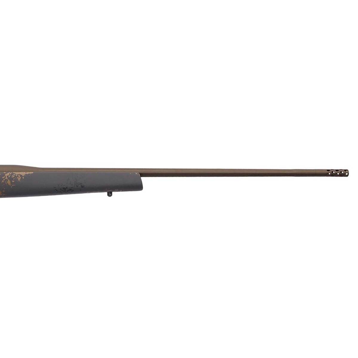 Weatherby Mark V Camilla Ultra Lightweight Midnight Bronze Cerakote Black Smoke Gold Sponged Bolt Action Rifle - 6.5 Weatherby RPM - 24in - Black Weatherby Mark V Camilla Ultra Lightweight Midnight Bronze Cerakote Black Smoke Gold Sponged Bolt Action Rifle - 6.5 Weatherby RPM - 24in - Black
