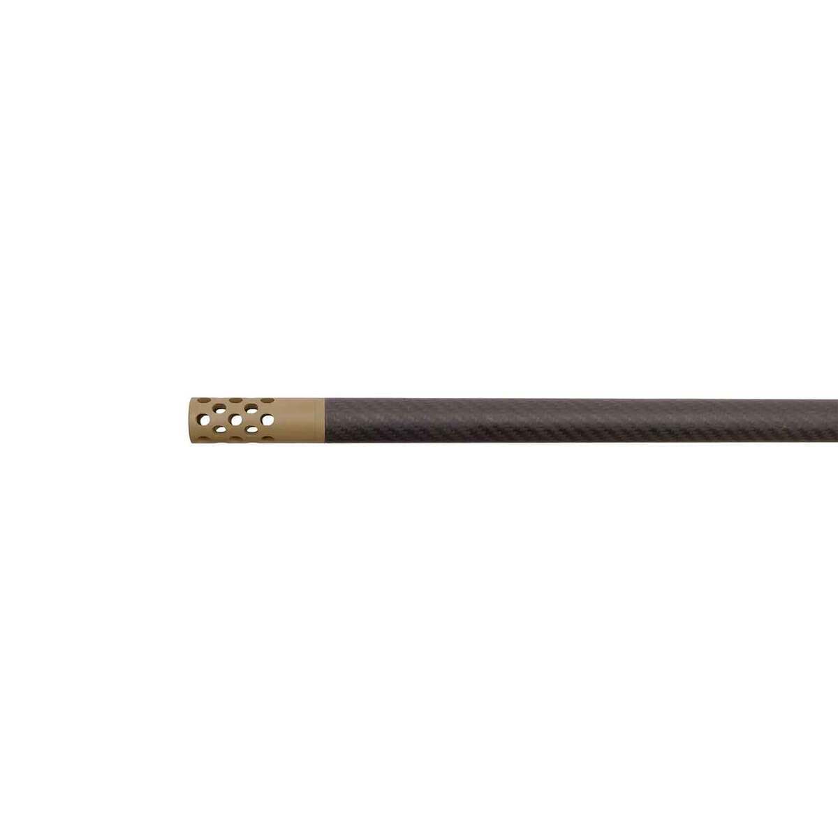 Weatherby Mark V Carbonmark Coyote Tan Cerakote Left Hand Bolt Action Rifle - 257 Weatherby Magnum - 28in - Gray and Tan Sponge Camo Weatherby Mark V Carbonmark Coyote Tan Cerakote Left Hand Bolt Action Rifle - 257 Weatherby Magnum - 28in - Gray and Tan Sponge Camo