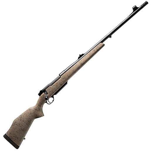 Weatherby Mark V Dangerous Game Graphite Black/Tan Cerakote Bolt Action Rifle - 300 Weatherby Magnum - 24in - Tan image