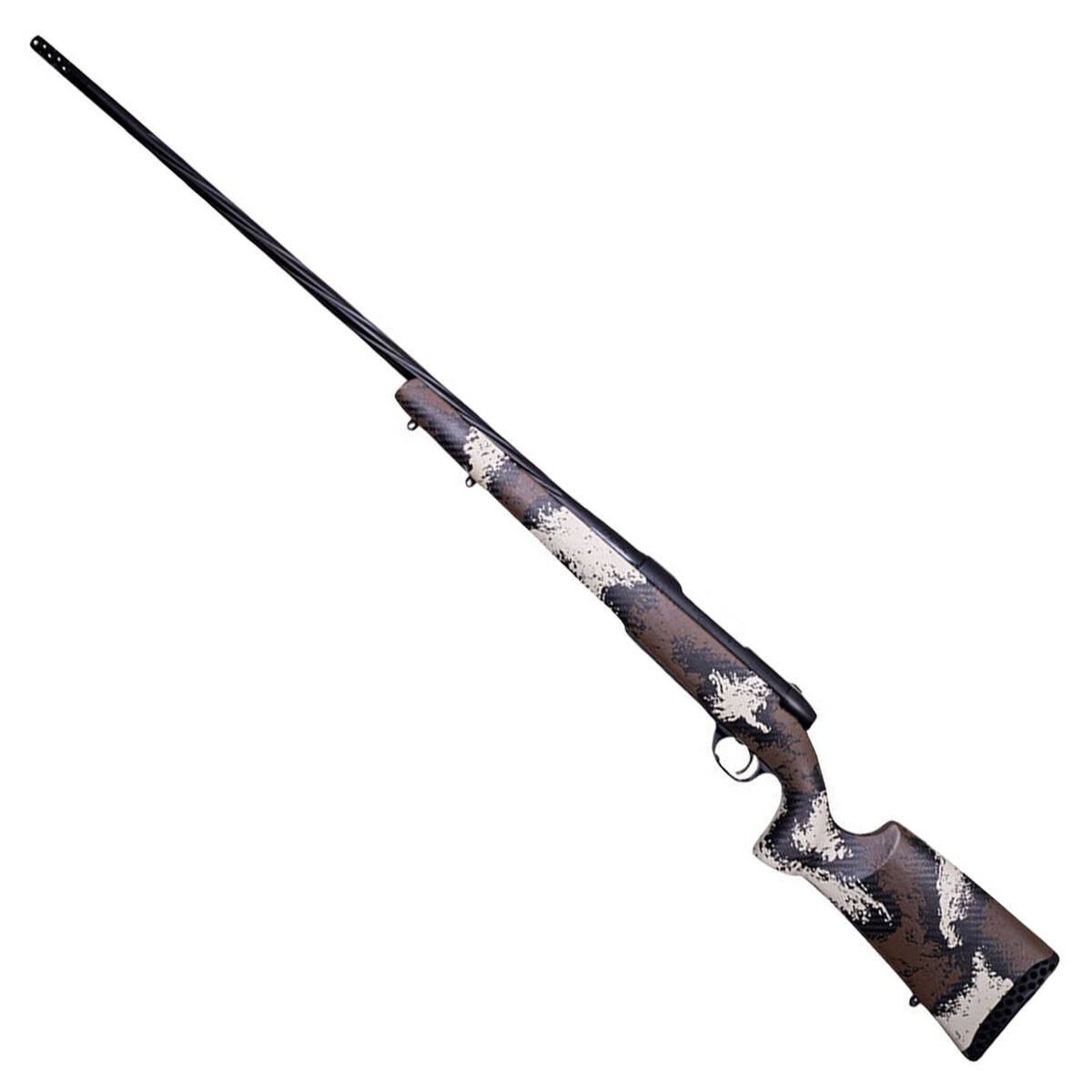 Weatherby Mark V High Country 7mm PRC Graphite Black Cerakote Bolt Action Rifle - 26in - Camo Weatherby Mark V High Country 7mm PRC Graphite Black Cerakote Bolt Action Rifle - 26in - Camo