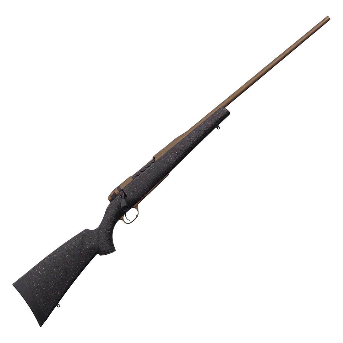 Weatherby Mark V Hunter Burnt Bronze Cerakote Bolt Action Rifle - 7mm Remington Magnum - 26in - Gray Weatherby Mark V Hunter Burnt Bronze Cerakote Bolt Action Rifle - 7mm Remington Magnum - 26in - Gray
