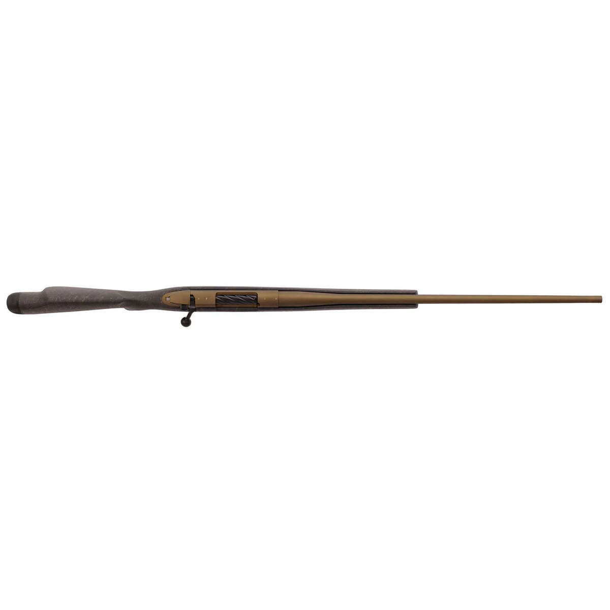 Weatherby Mark V Weathermark Bronze Burnt Bronze Cerakote Bolt Action Rifle - 257 Weatherby Magnum - Black With Burnt Bronze Webbing Weatherby Mark V Weathermark Bronze Burnt Bronze Cerakote Bolt Action Rifle - 257 Weatherby Magnum - Black With Burnt Bronze Webbing