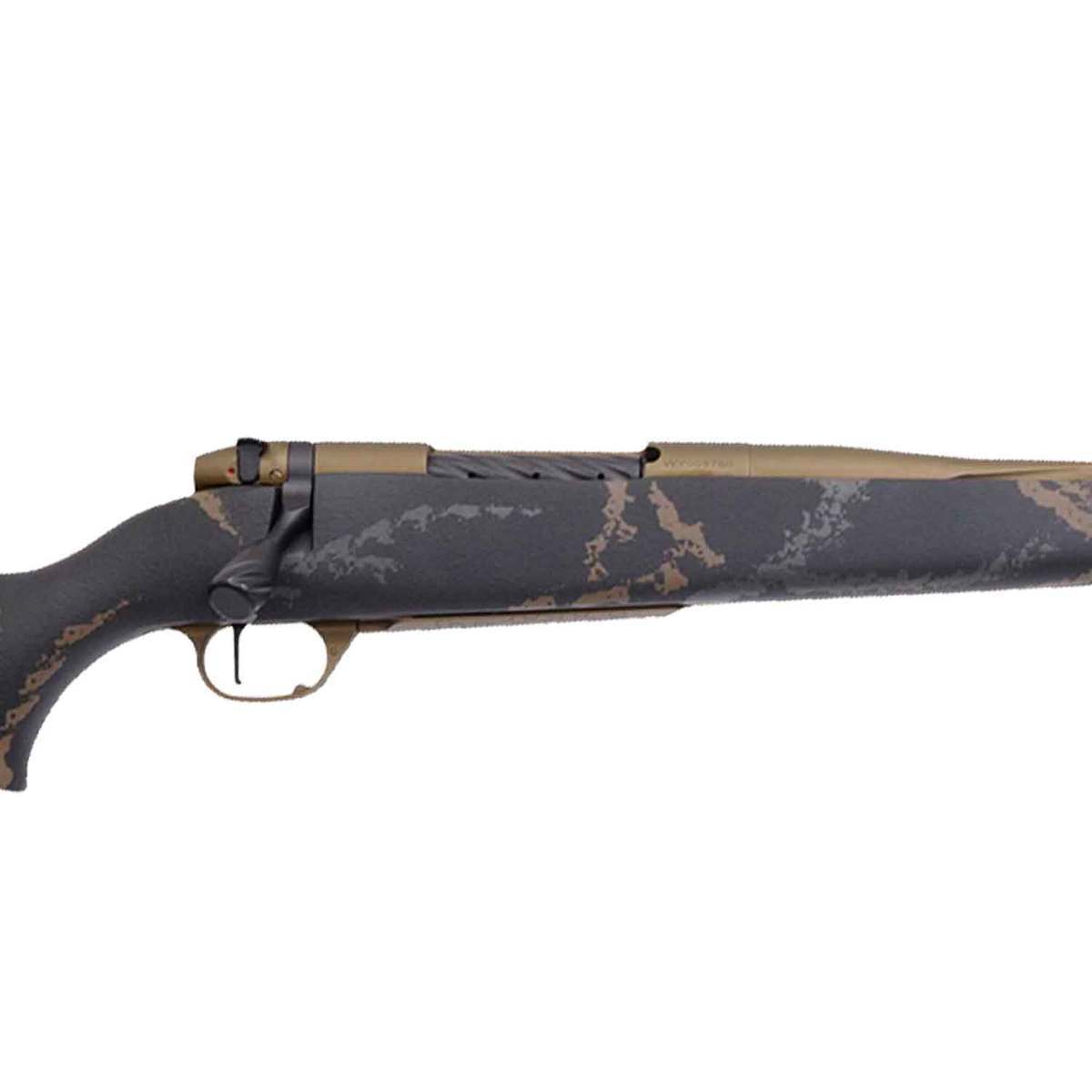 Weatherby Mark V Weathermark Limited Cerakote Black Bolt Action Rifle - 257 Weatherby Magnum - 26in - Black/Gray/Brown Weatherby Mark V Weathermark Limited Cerakote Black Bolt Action Rifle - 257 Weatherby Magnum - 26in - Black/Gray/Brown
