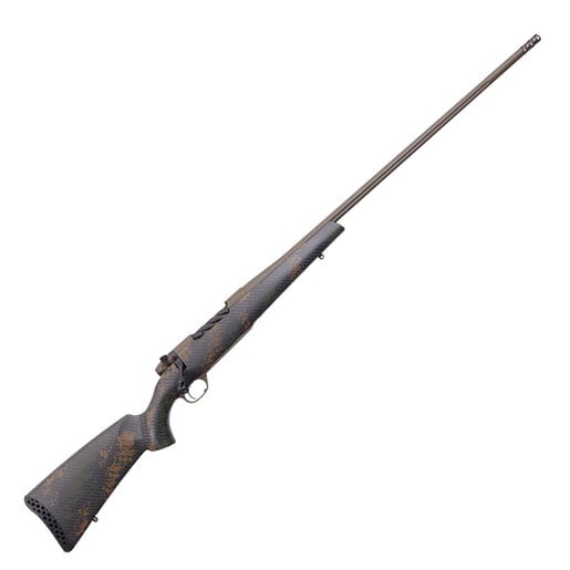 Weatherby MKV Backcountry 2.0 Brown/Camo Bolt Action Rifle - 240 Weatherby - 24in - Dark Green/Brown Sponge image
