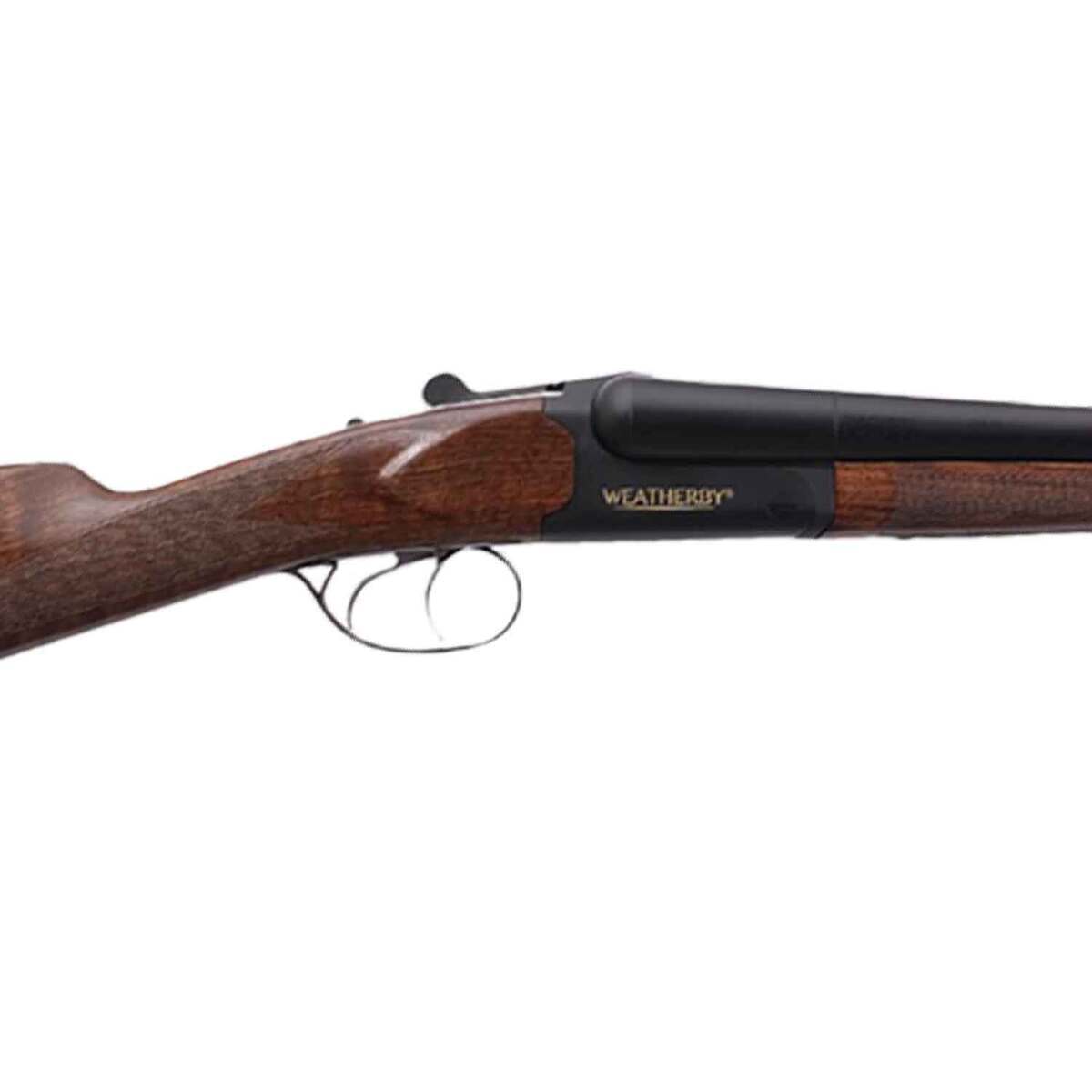 Weatherby Orion SxS 410 Gauge 3in Matte Blued Side by Side Shotgun - 28in - Brown Weatherby Orion SxS 410 Gauge 3in Matte Blued Side by Side Shotgun - 28in - Brown