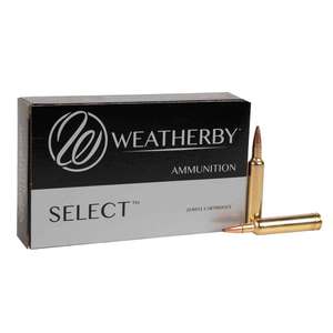 Weatherby Select 257 Weatherby Magnum 100gr Hornady Interlock Rifle Ammo - 20 Rounds