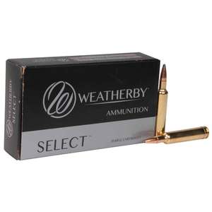 Weatherby Select 270 Weatherby Magnum 130gr Hornady Interlock Rifle Ammo - 20 Rounds