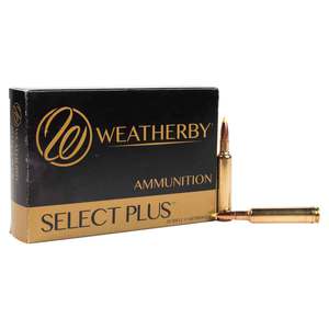 Weatherby Select Plus 270 Weatherby Magnum 140gr NBT Rifle Ammo - 20 Rounds Weatherby Select Plus 270 Weatherby Magnum 140gr NBT Rifle Ammo - 20 Rounds