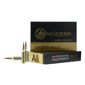 Weatherby Select Plus 6.5 PRC 124gr Hammer Custom Centerfire Rifle Ammo - 20 Rounds