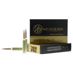 Weatherby Select Plus 7mm PRC 177gr Hammer Custom Centerfire Rifle Ammo - 20 Rounds