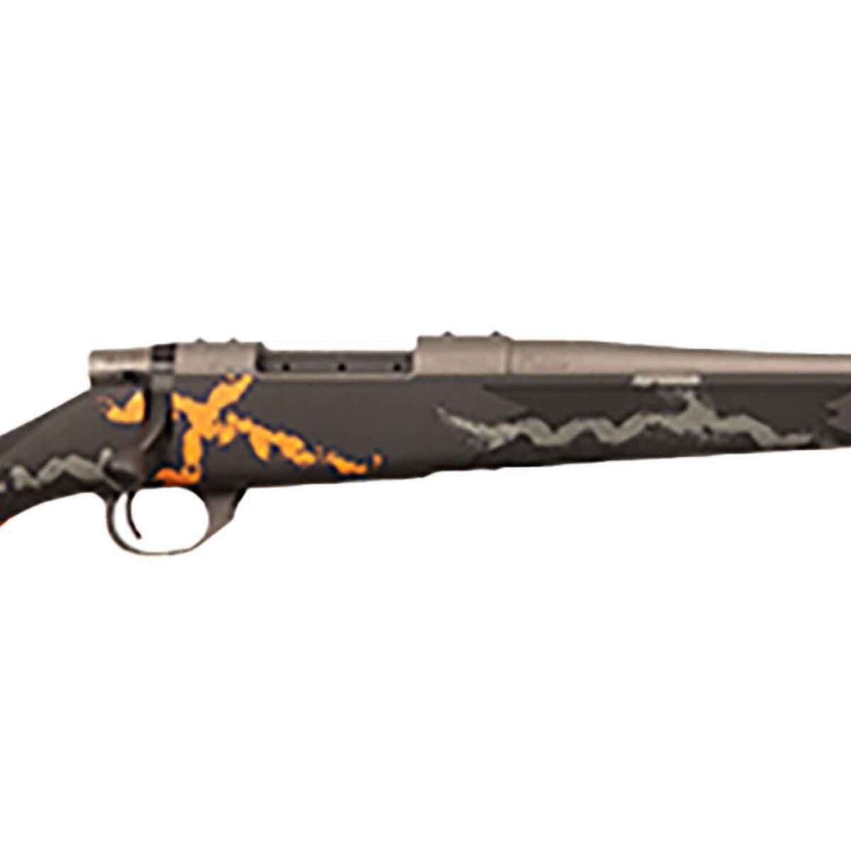 Weatherby Vanguard Compact Hunter 6.5 Creedmoor Cerakote Orange Bolt Action Rifle - 22in - Camo Weatherby Vanguard Compact Hunter 6.5 Creedmoor Cerakote Orange Bolt Action Rifle - 22in - Camo