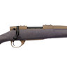 Weatherby Vanguard Weatherguard Black/Bronze Bolt Action Rifle - 300 Winchester Magnum - 26in - Black With Bronze Webbing