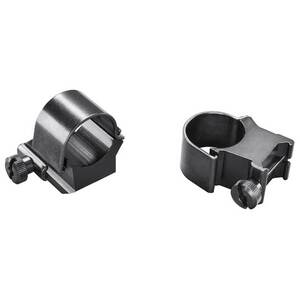 Weaver 1in Detachable Extension Top Mount Rings - Black