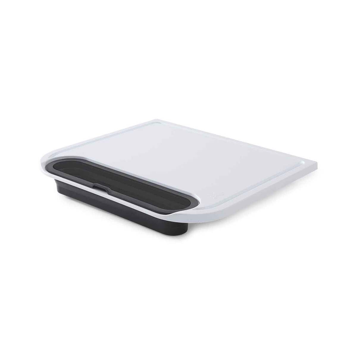 Weber Cutting Board with Catch Bin - White Weber Cutting Board with Catch Bin - White