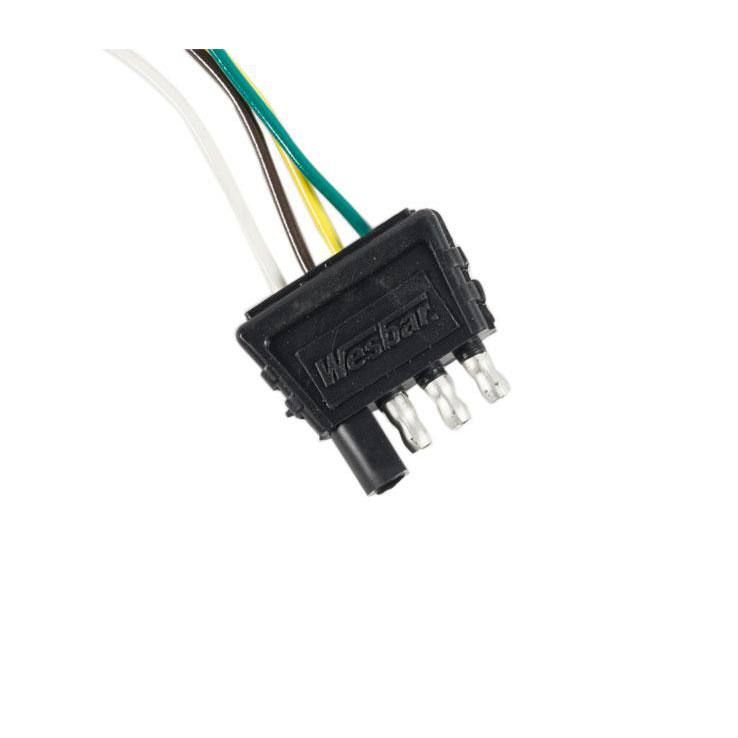 Wesbarg 4 Flat Trailer End 18 inch Wire Harness Wesbarg 4 Flat Trailer End 18 inch Wire Harness