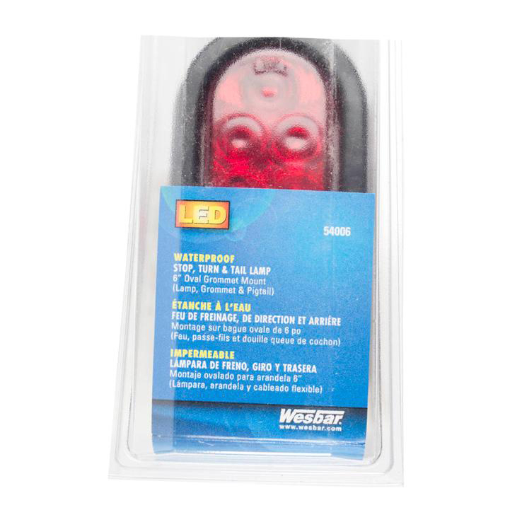 Wesbarg LED 6 inch Oval Light with Grommet - 6in Oval Wesbarg LED 6 inch Oval Light with Grommet - 6in Oval