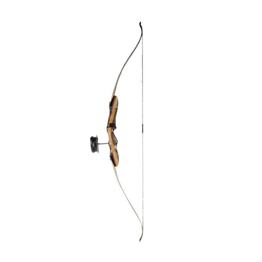 Western Edge 45lbs Right Hand Wood Recurve Bow – Bowfishing Package – Brown