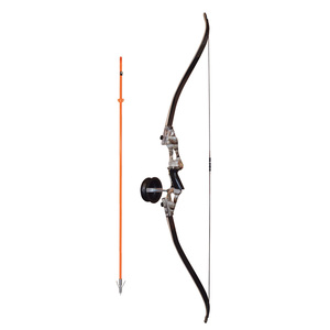 Western Recreation Fish Slayer 45lbs Right Hand Brown Recurve Bow -  Bowfishing Kit