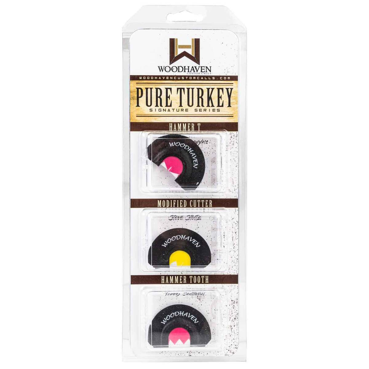 Woodhaven Calls Pure Turkey Diaphragm Calls - 3 Pack Woodhaven Calls Pure Turkey Diaphragm Calls - 3 Pack