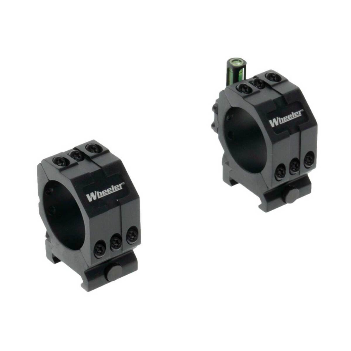 Wheeler 30mm High Picatinny Scope Rings - Black Wheeler 30mm High Picatinny Scope Rings - Black