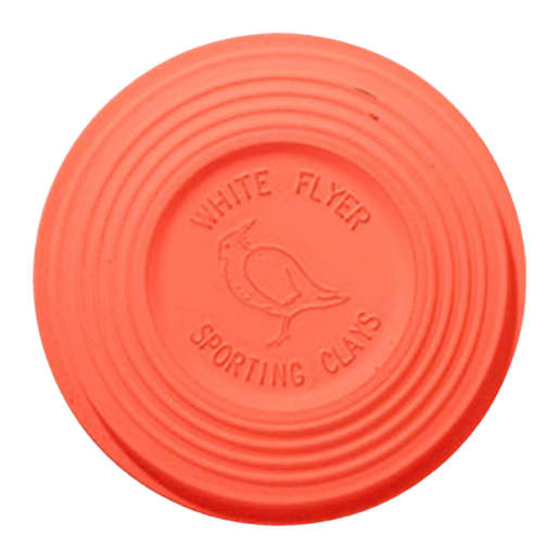 White Flyer Orange Midi Clay Target - 144 Count