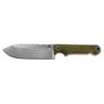 White River Firecraft 5 inch Fixed Blade Knife - OD Green