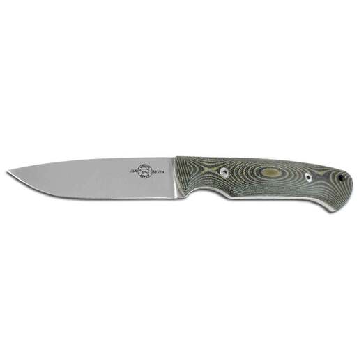 White River Hunter 3.5 inch Fixed Blade Knife - Olive Drab/ Black - White River Knife & Tool
